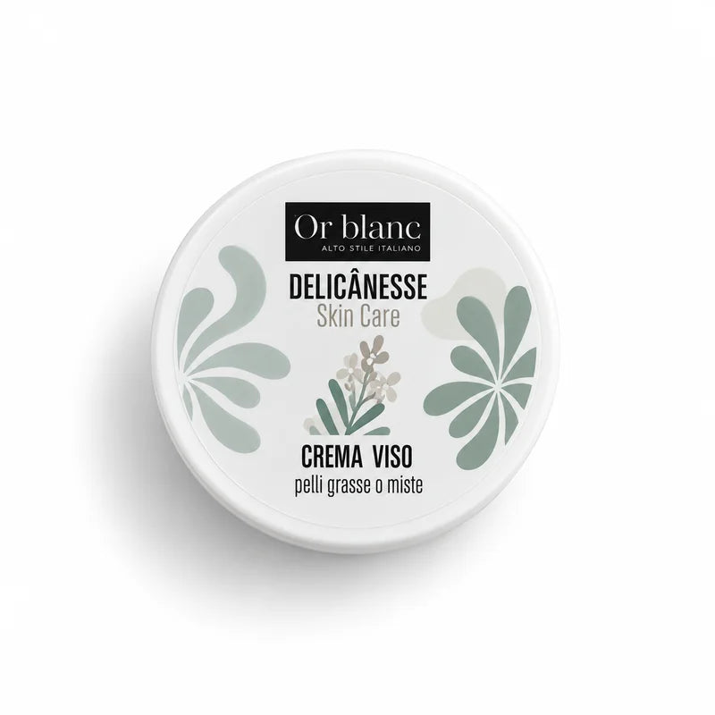 Crema viso pelli grasse o miste al latte d'asina e santoreggia montana
